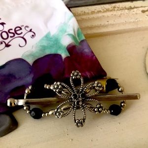 Lilla Rose Flexi clip Black and Silver XS
